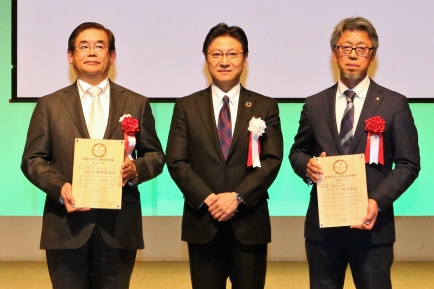 静岡市中小企業技術表彰2018受賞者一同