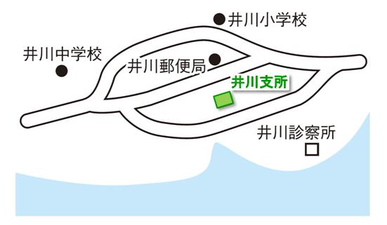 井川支所地図