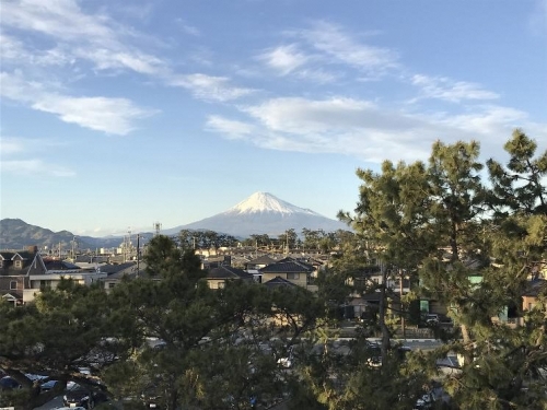 屋上からの富士山