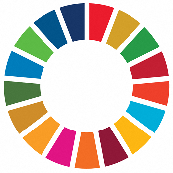 SDGsのカラーホイール（17色の円）
